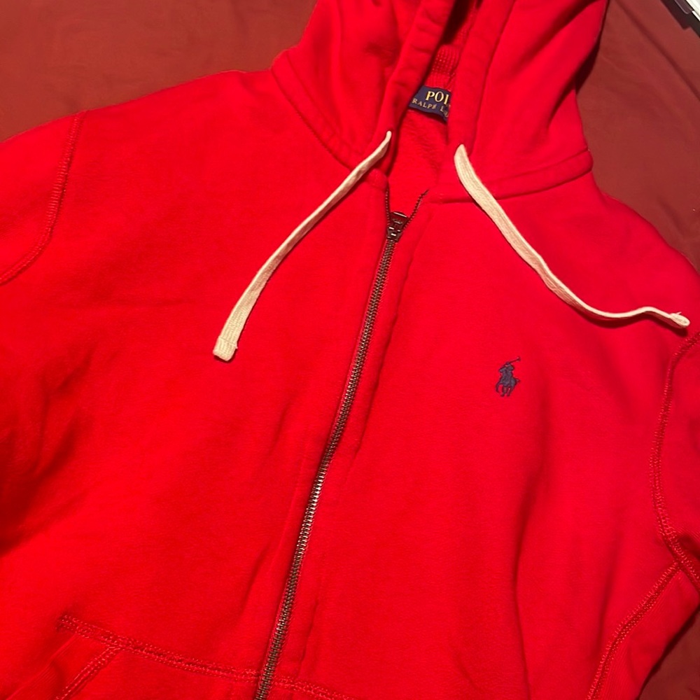 Polo Ralph Lauren red hoodie